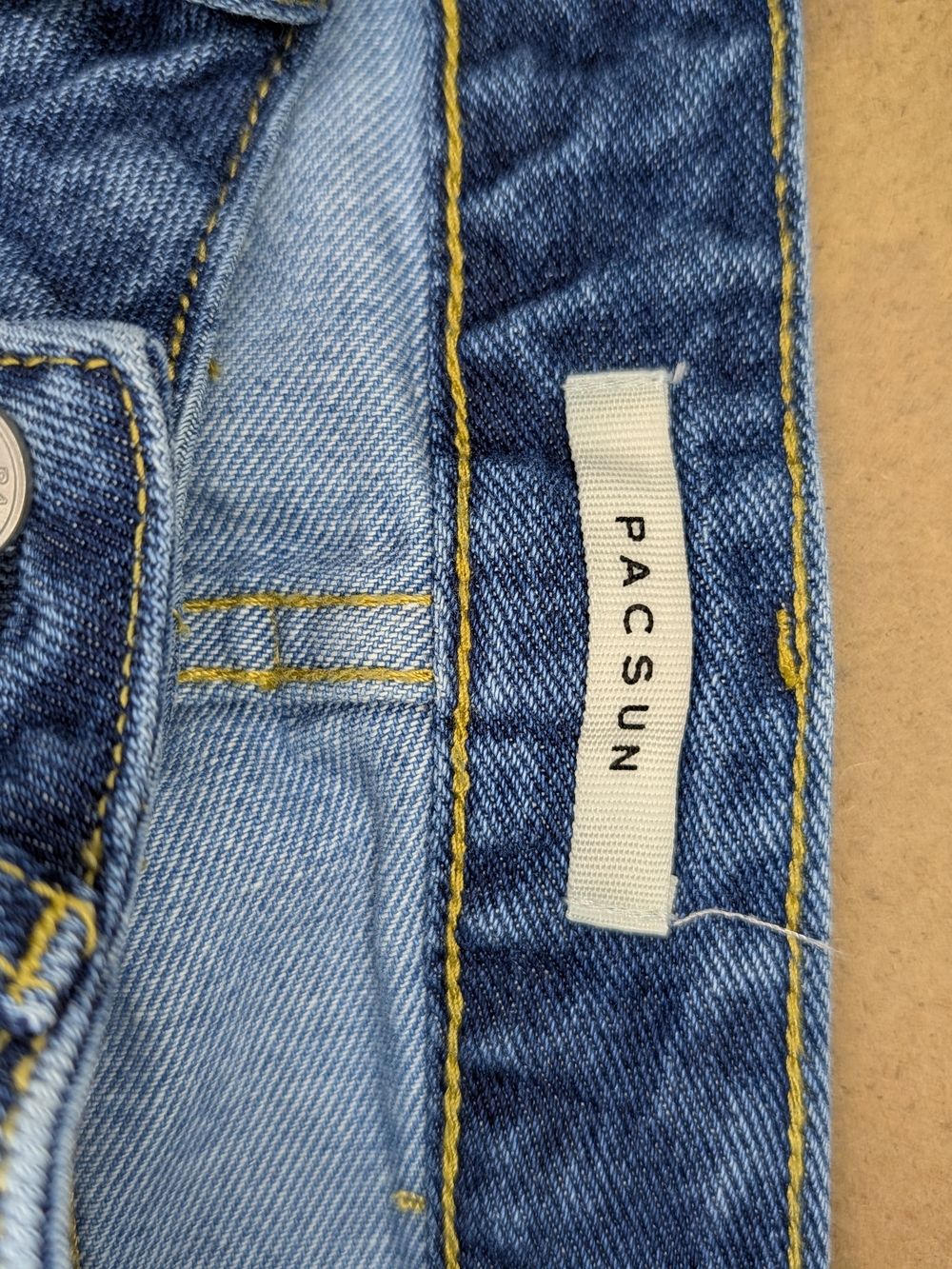 PacSun Two-Tone Blue Denim Jeans - Picture 3 of 5